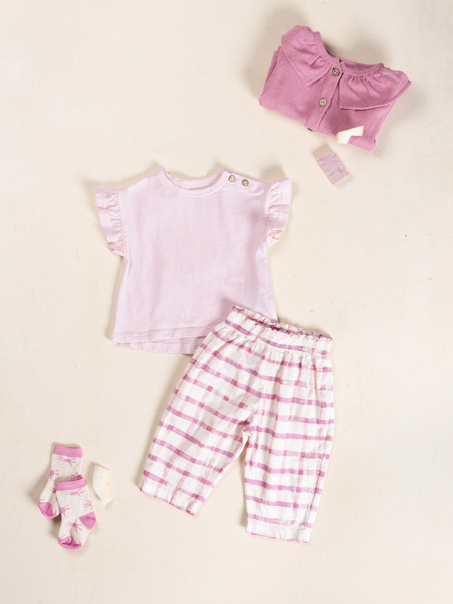 T-shirt in maglina di cotone biologico e riciclato