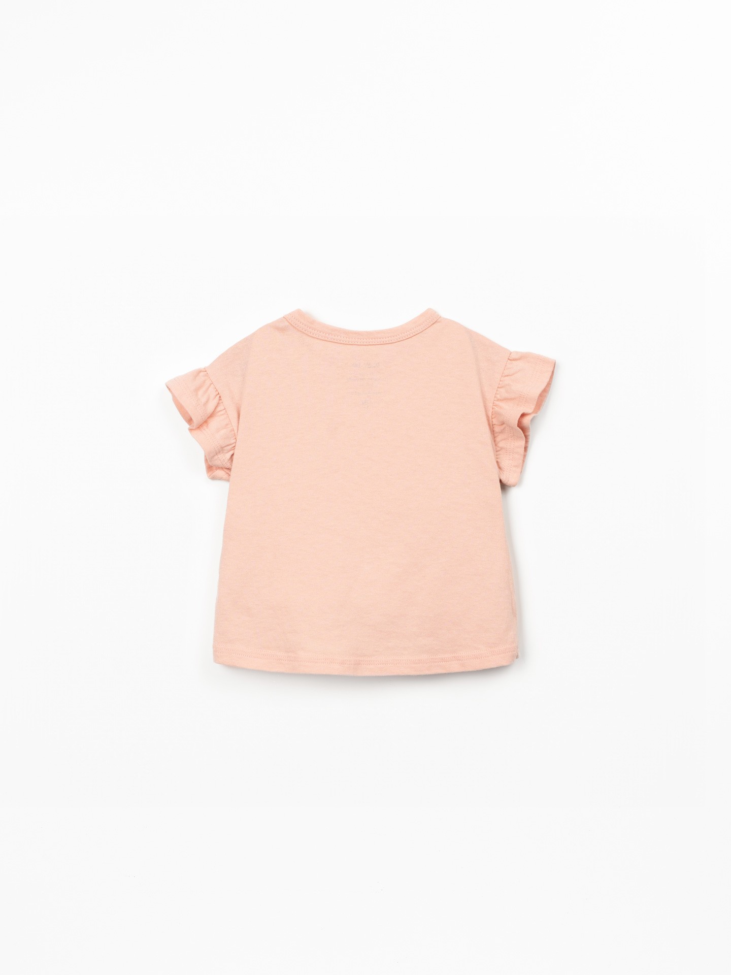 T-shirt in jersey di cotone biologico e riciclato