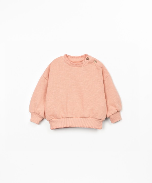 Sweater with a blend of natural fibers