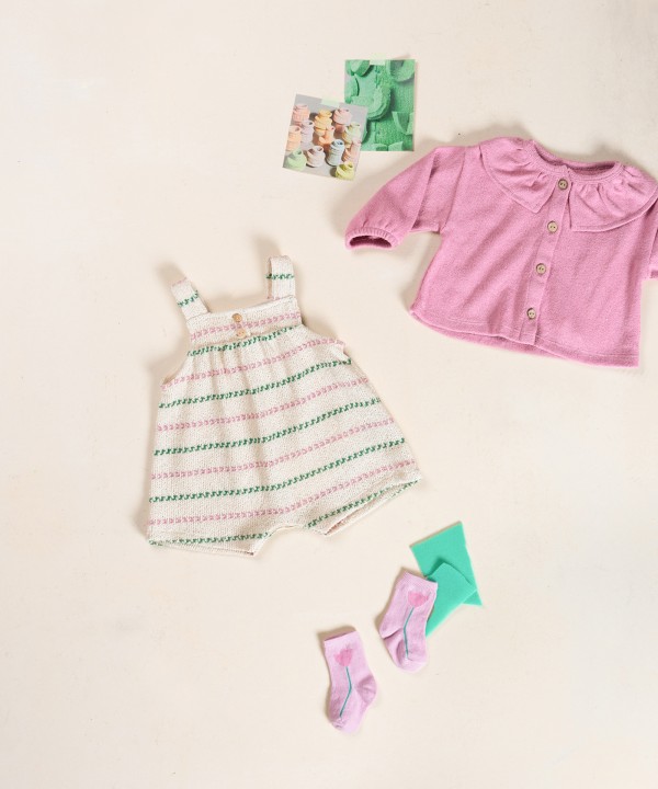 Tutina in misto cotone e cotone riciclato