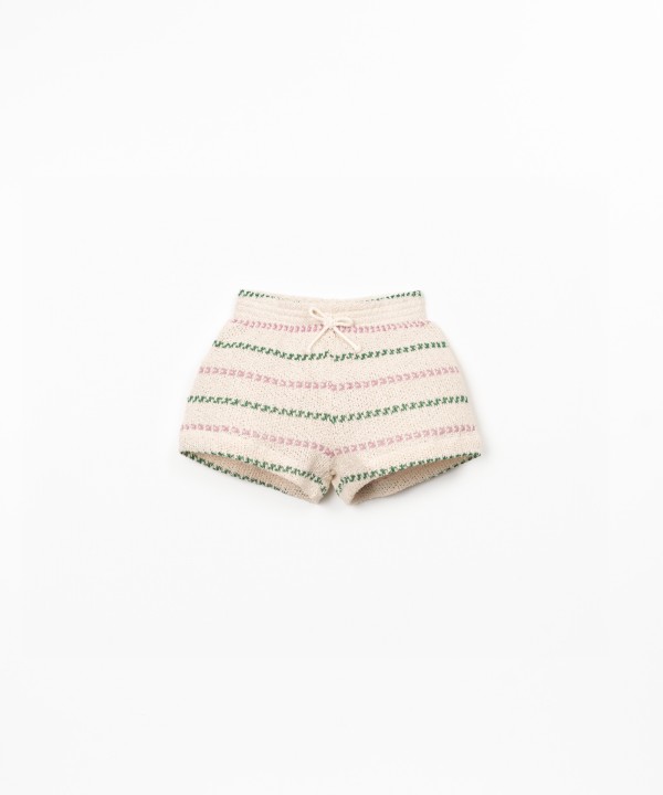 Jersey shorts with Re(Play) yarn
