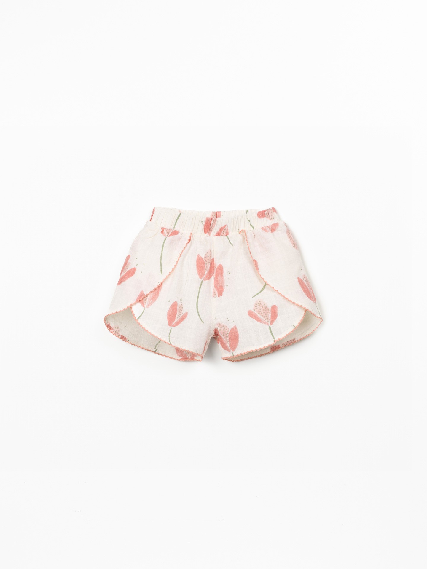 Pantalones cortos de tejido con inserciones laterales