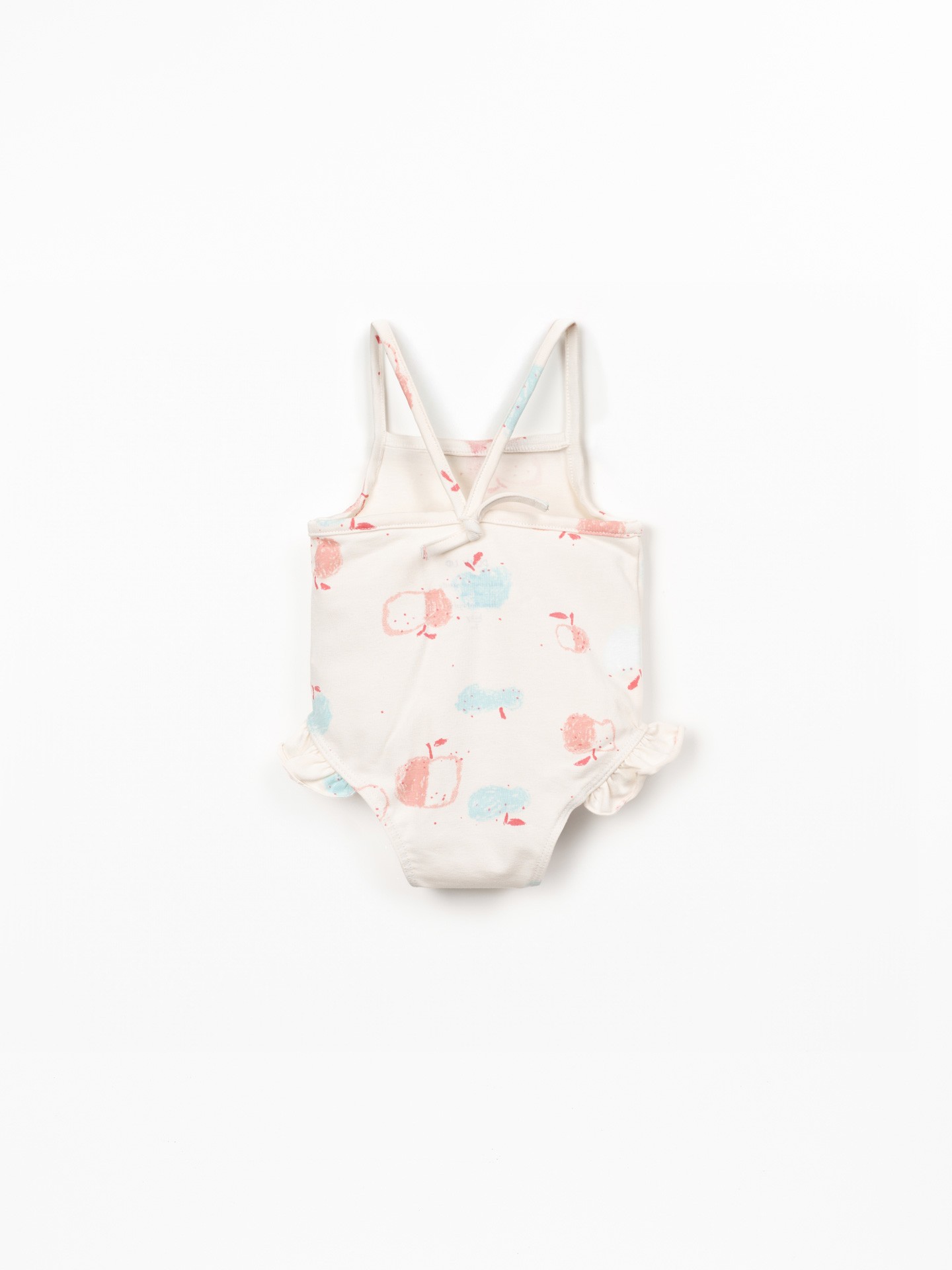 Printed swimsuit in organic cotton