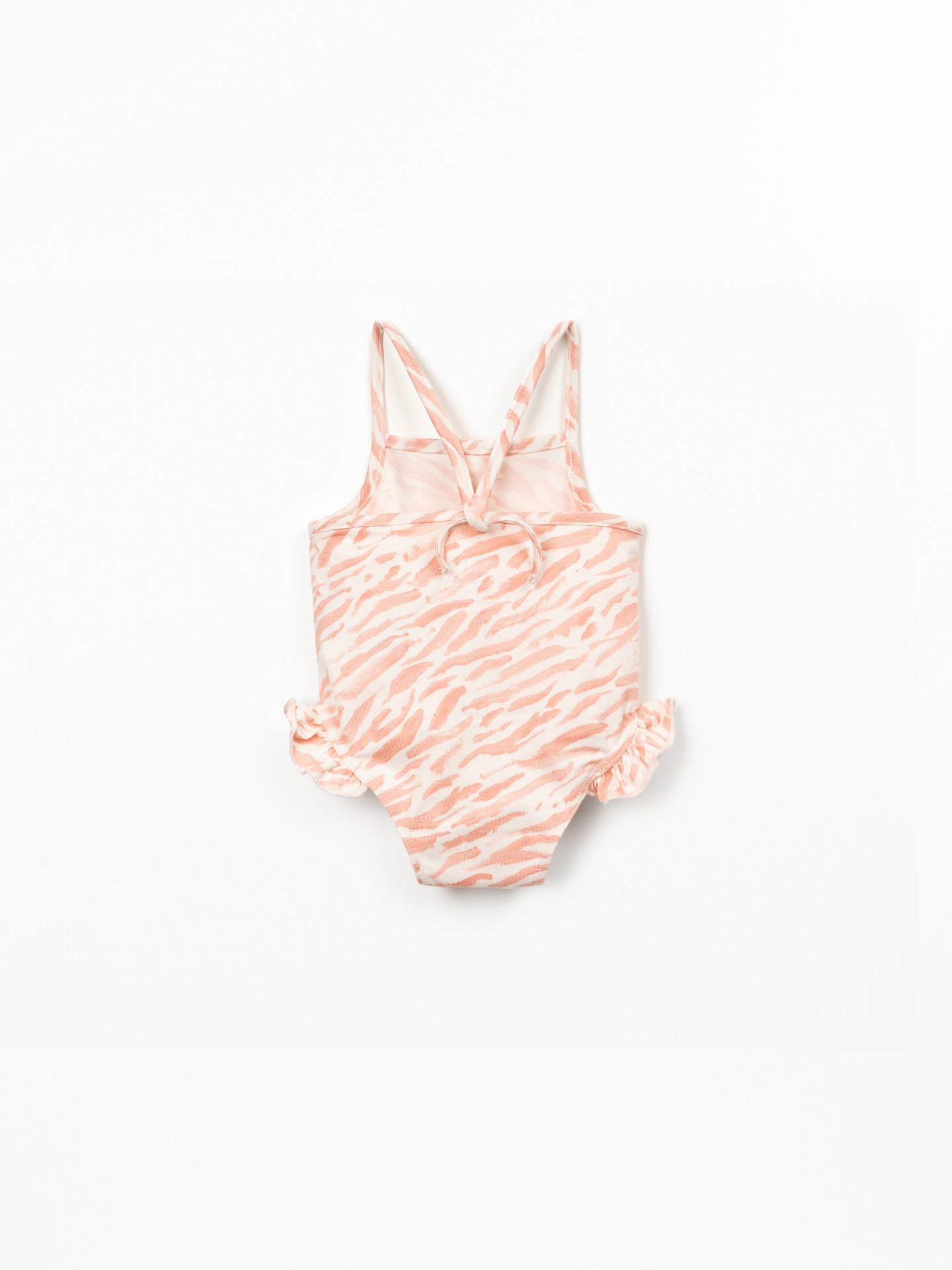 Printed swimsuit in organic cotton