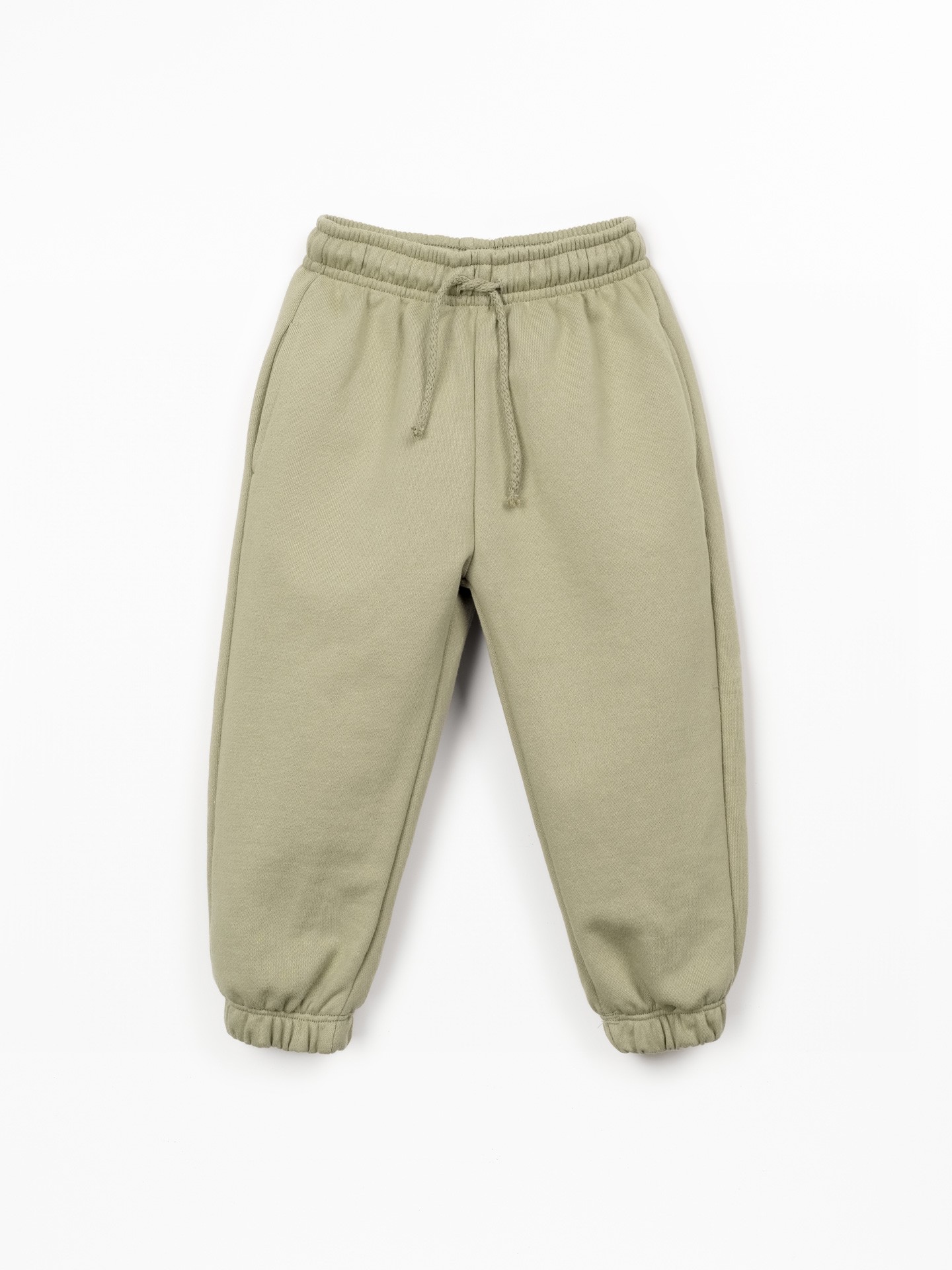 Pantaloni in maglina con miscela di fibre naturali e fibre riciclate