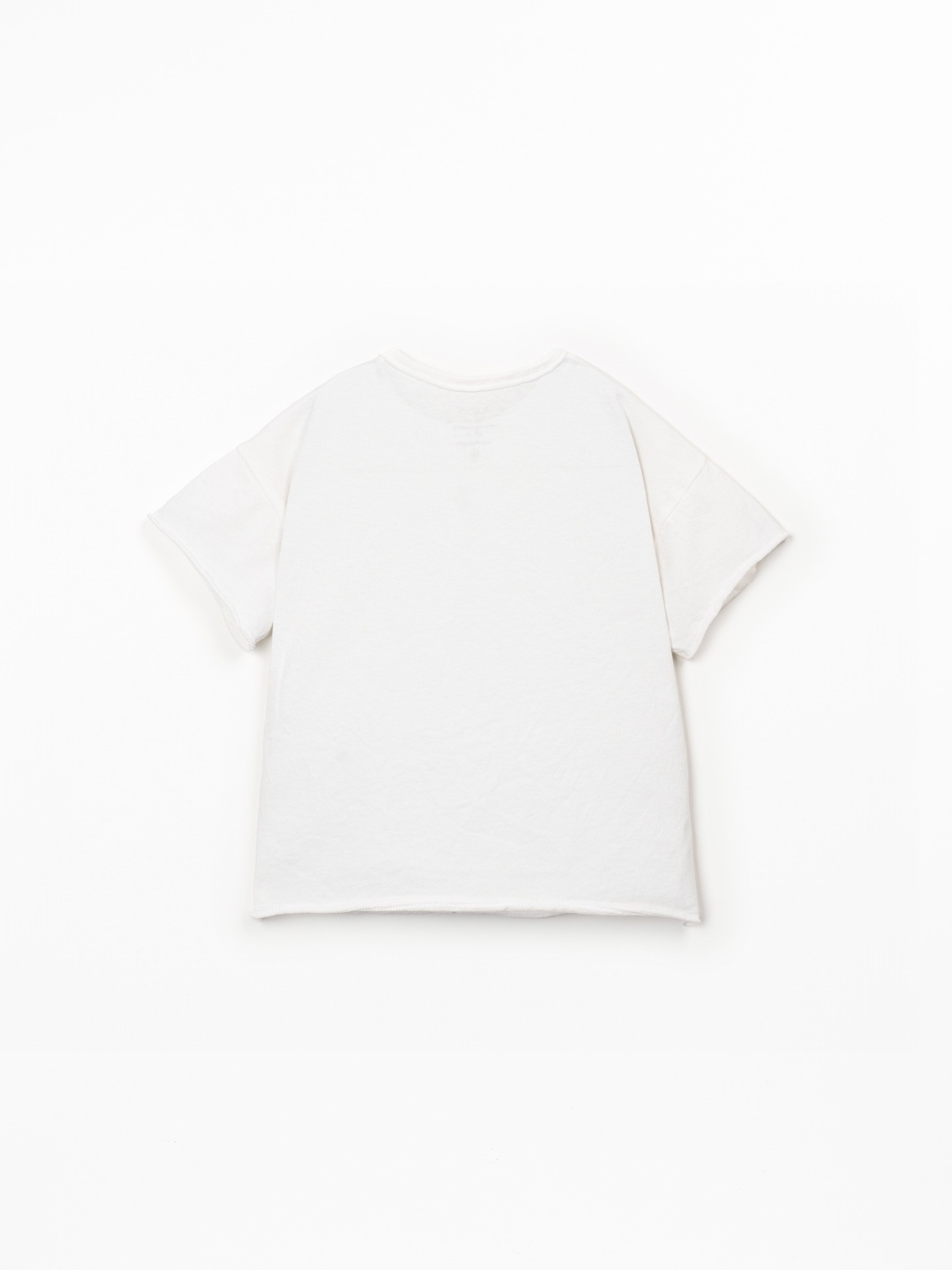 Camiseta de punto mezcla de algodón orgánico y algodón reciclado