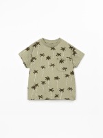 T-shirt in misto fibre naturali e riciclate