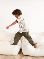 T-shirt in misto fibre naturali