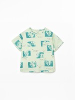 T-shirt in misto fibre naturali