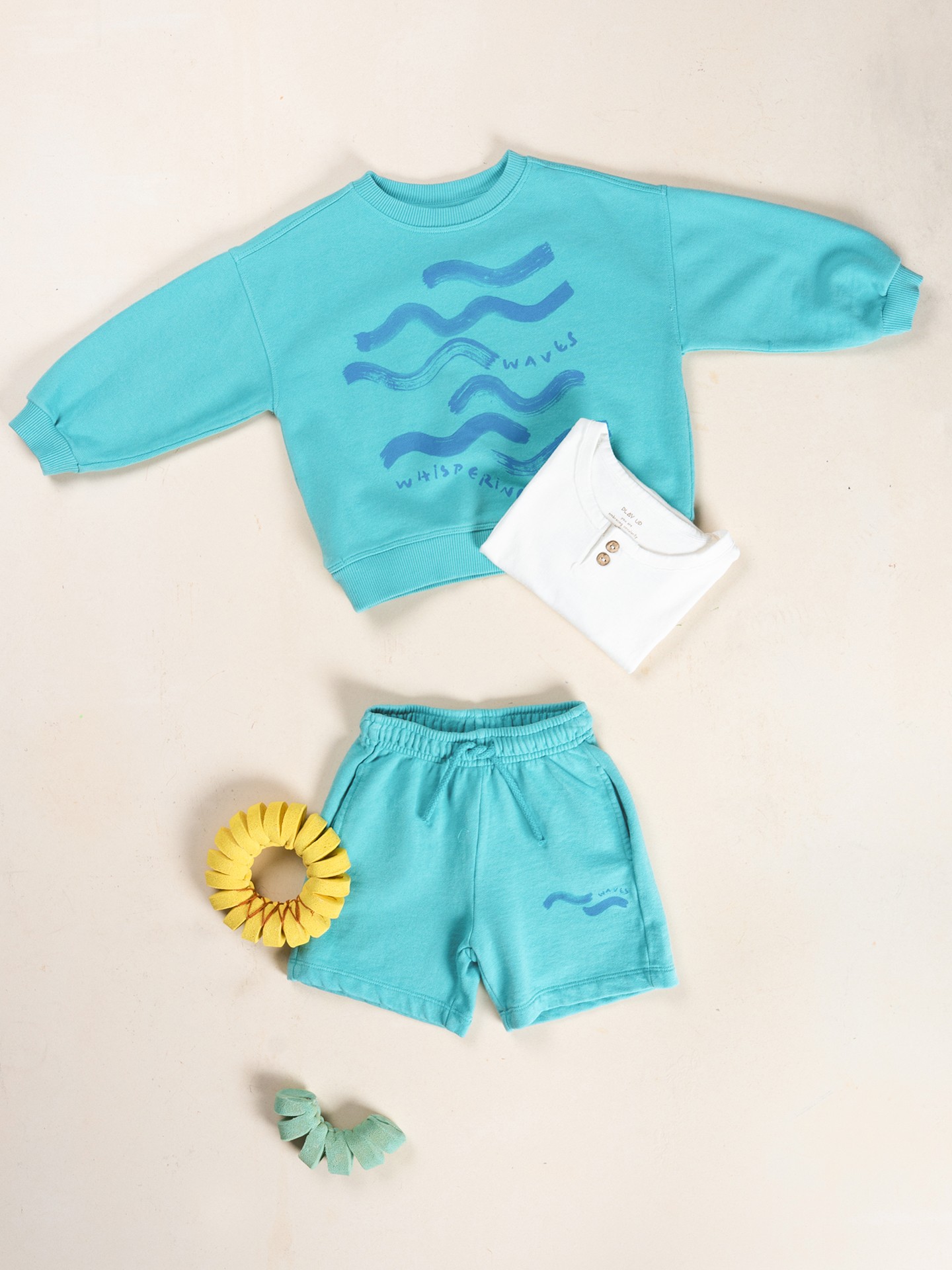 Felpa con illustrazione sul retro