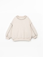 Sweater in recycled fiber blend