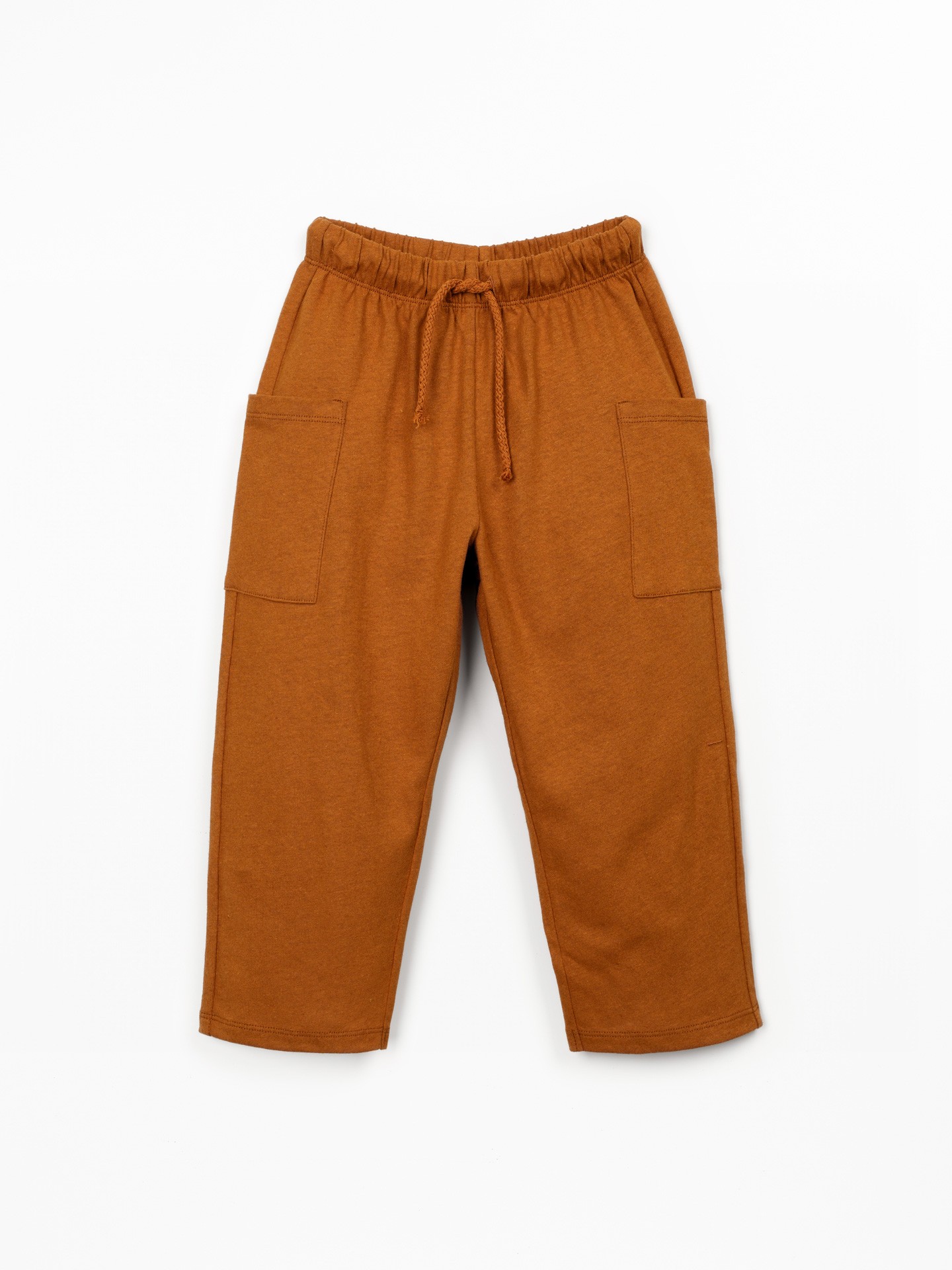 Pantaloni in misto lino e cotone biologico