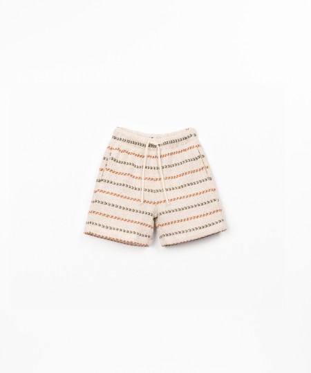 Shorts with recycled fibers