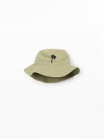 Wide brim twill hat