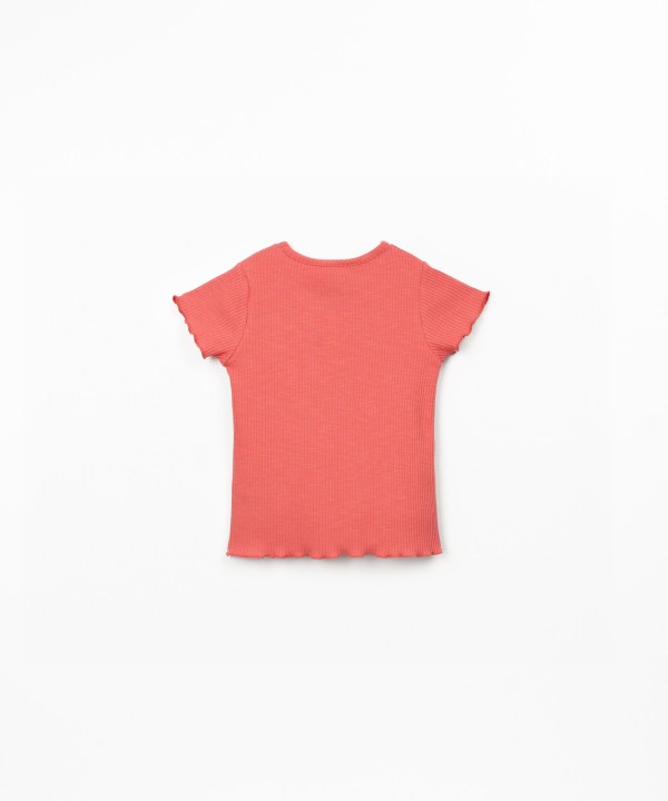 T-shirt in jersey a costine