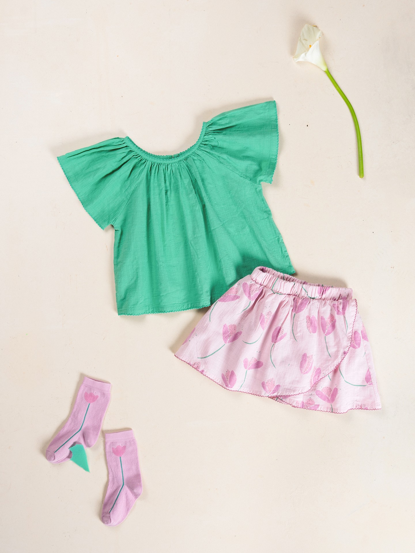 Tunica in tessuto di cotone biologico