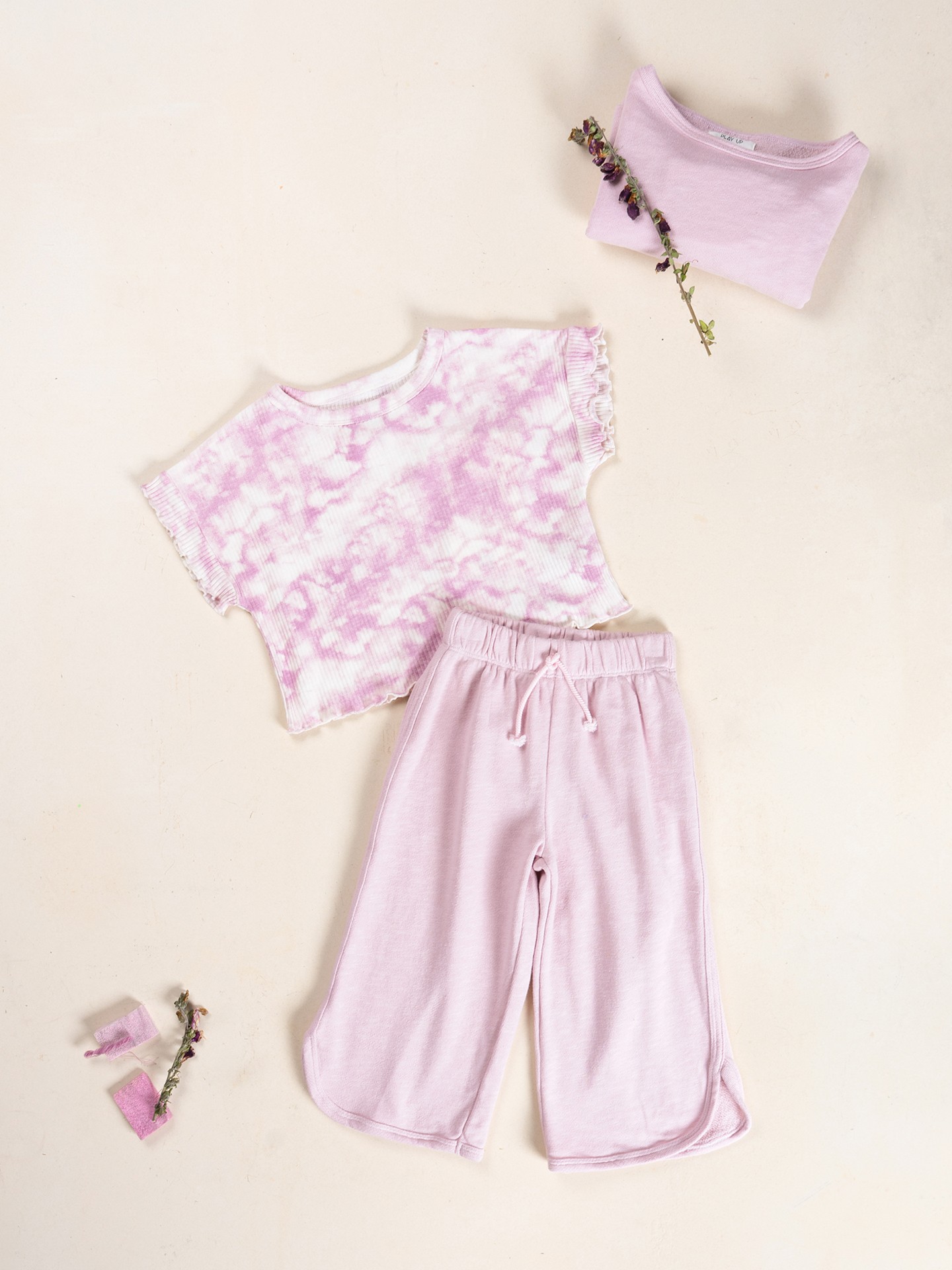 Pantaloni in misto fibre naturali e riciclate