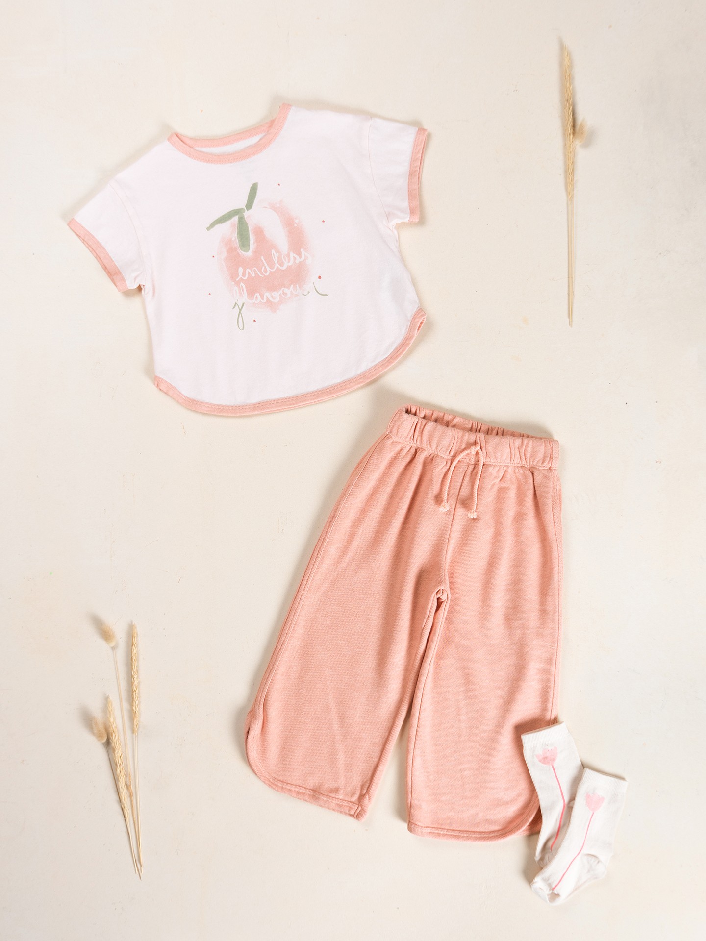 Pantaloni in miscela di fibre naturali e riciclate