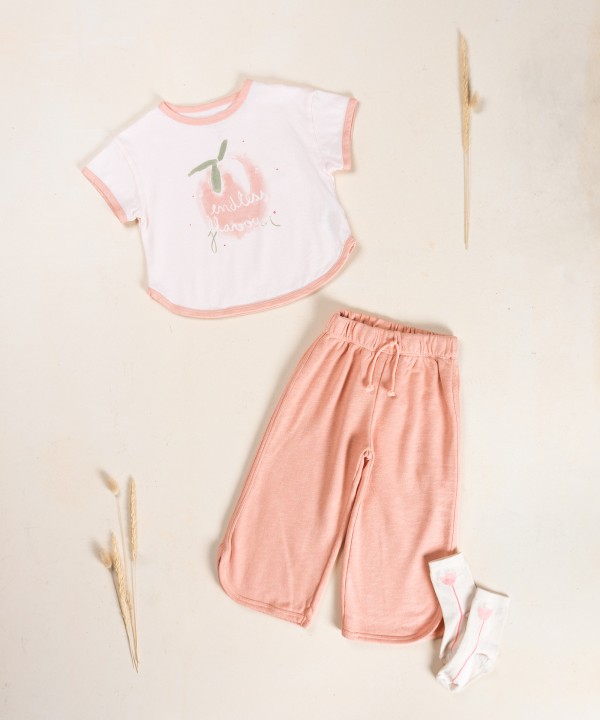 T-shirt in fibre naturali