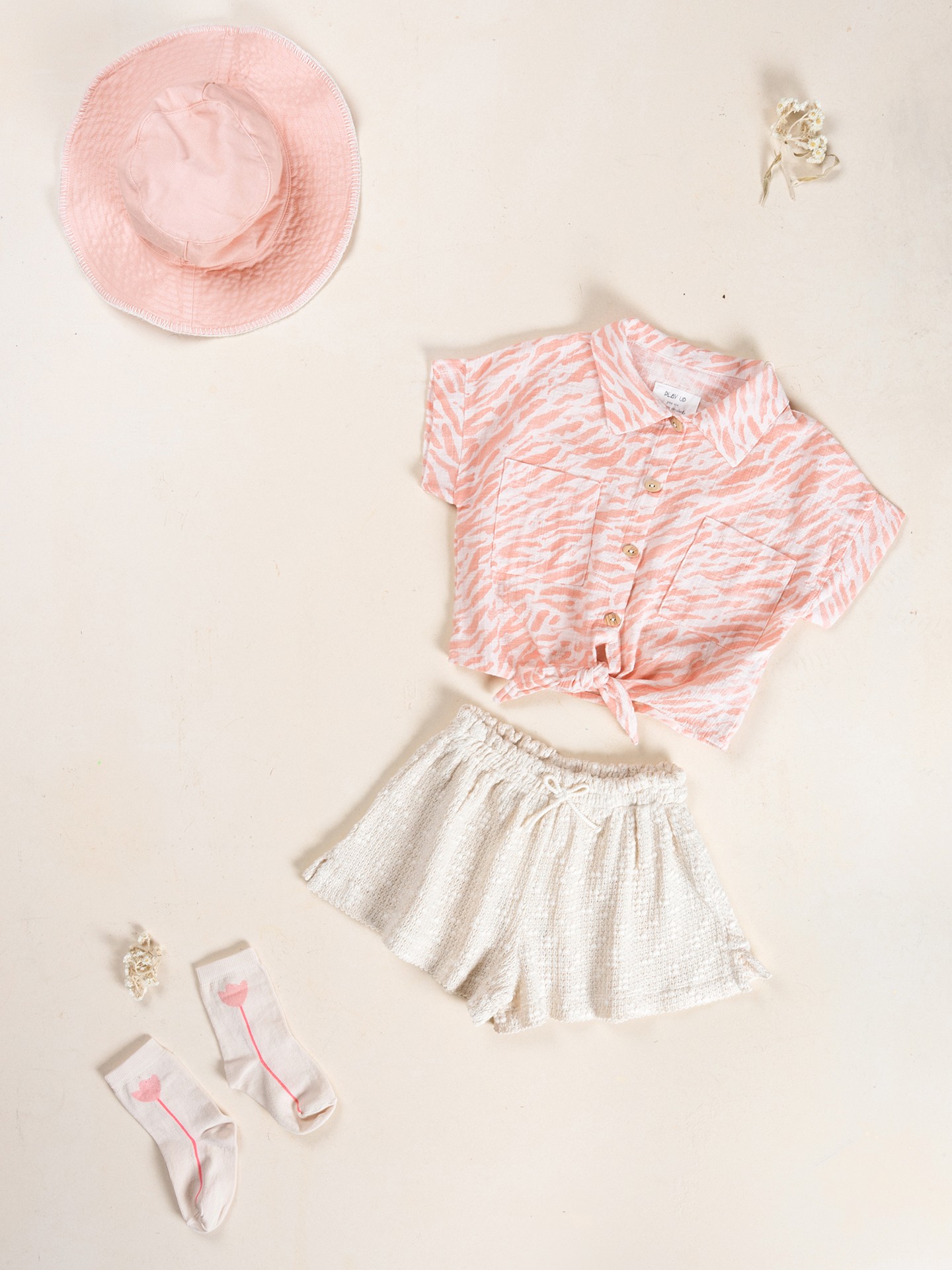 Camicia in cotone biologico con stampa