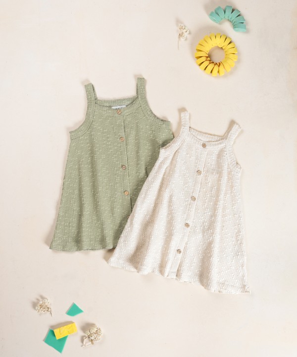 Abito in maglia effetto crochet