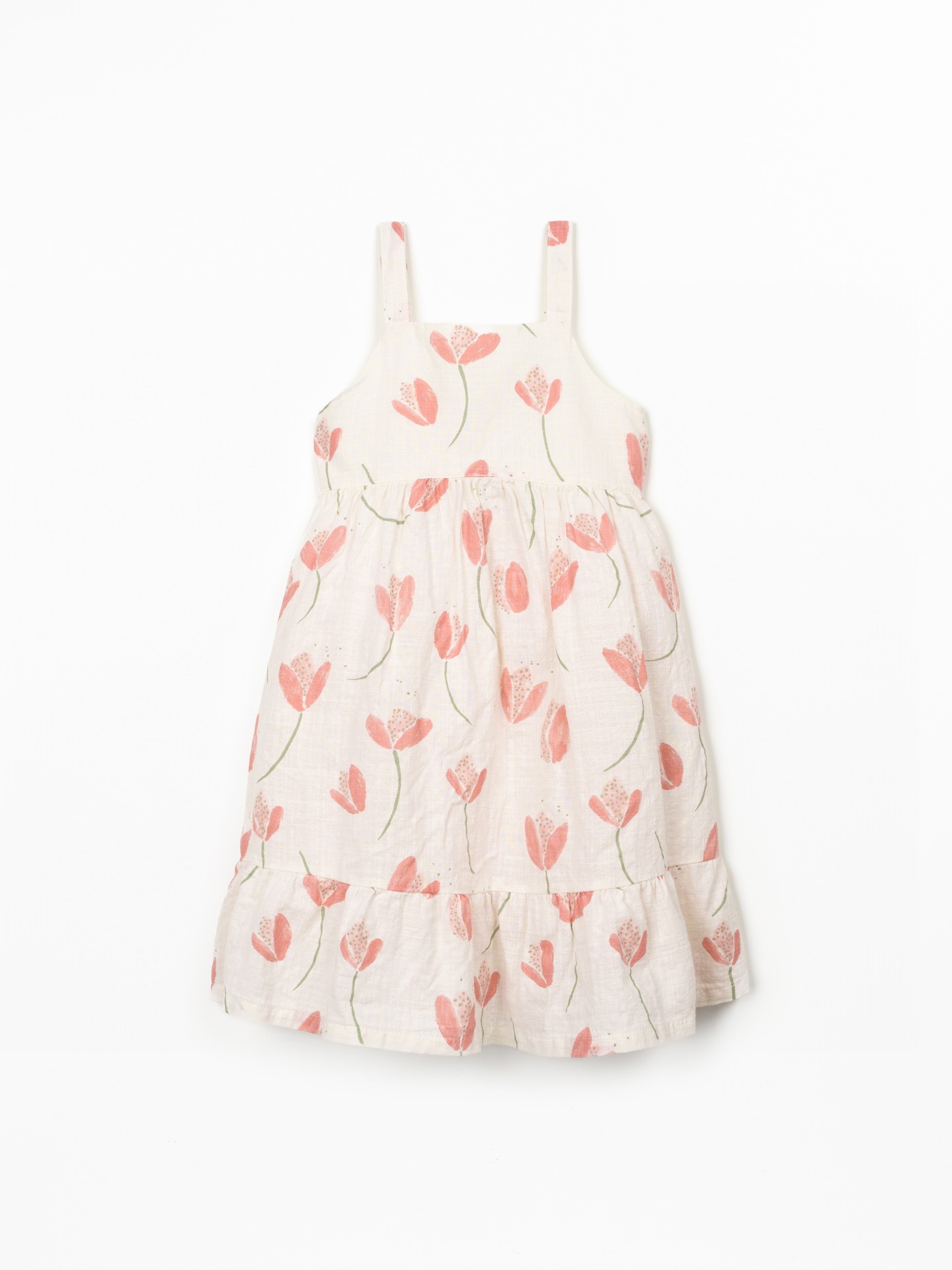 Robe avec imprimé de tulipes