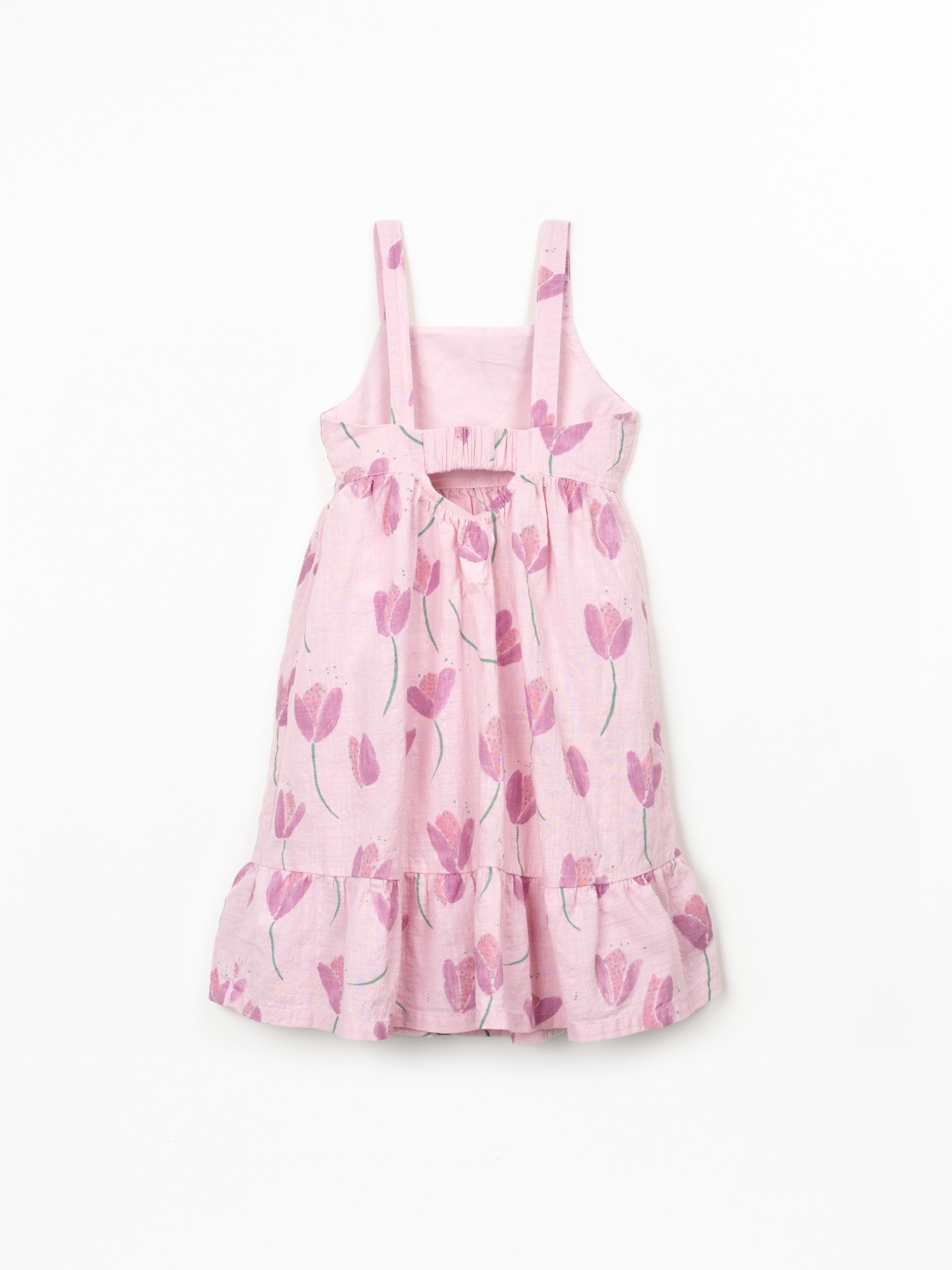 Robe avec imprimé de tulipes