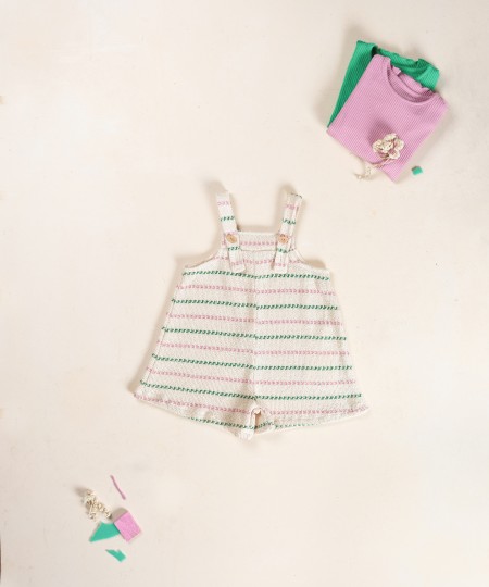 Combinaison en maille à jambe large