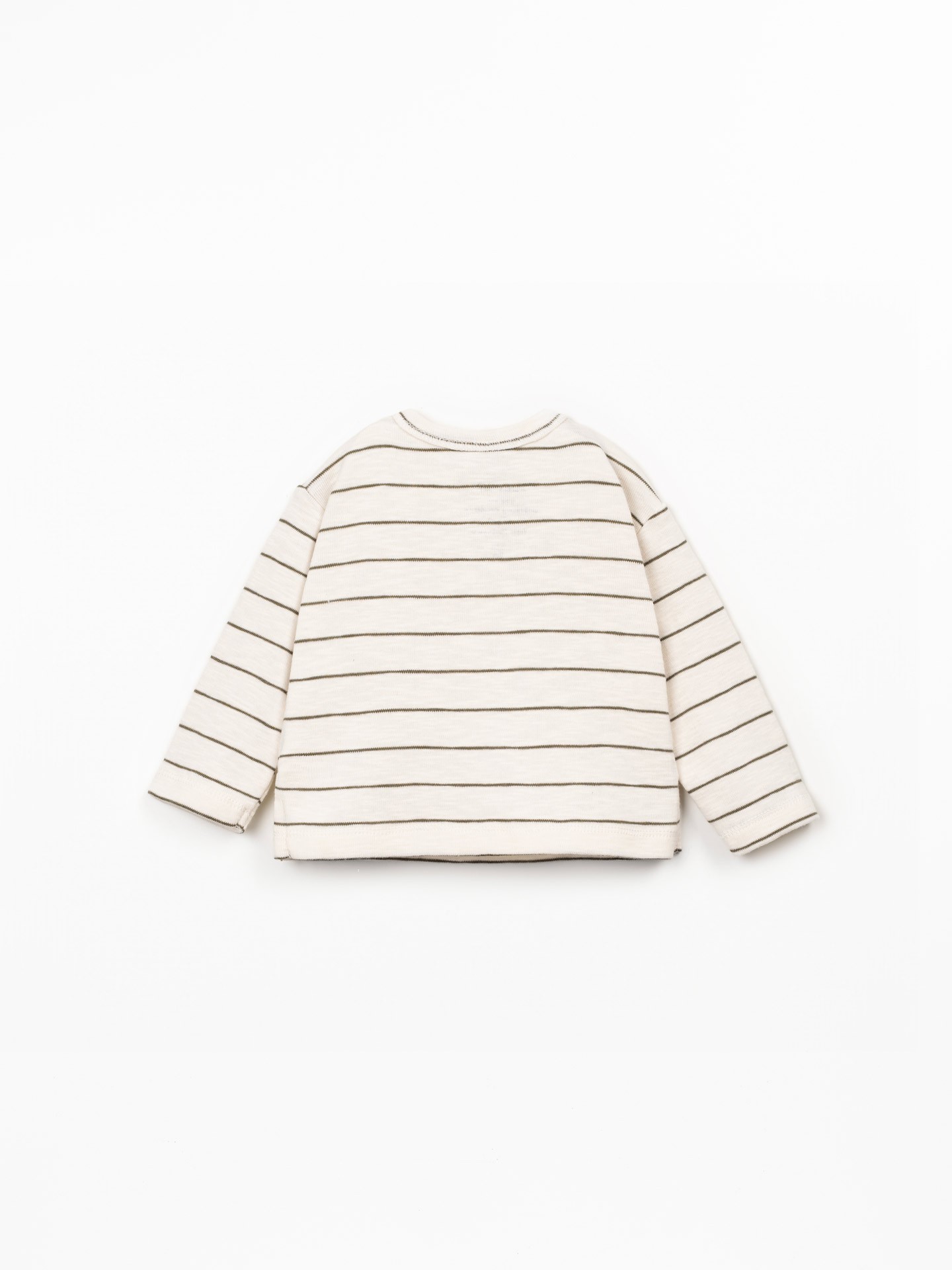 Camisola de malha às riscas