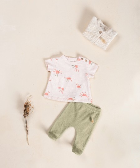 T-shirt in cotone biologico con stampa