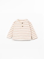 Maglione a righe in maglia