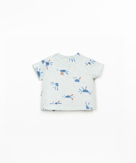 T-shirt in cotone biologico con stampa