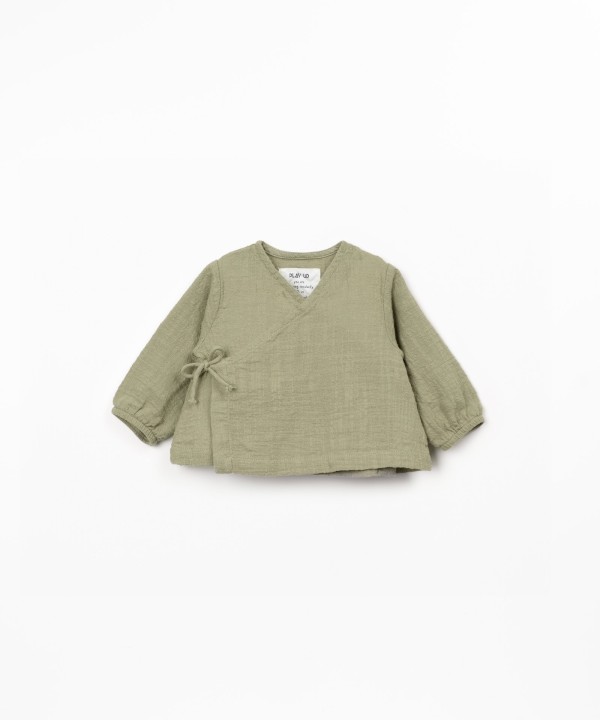 Blouse in organic cotton fabric