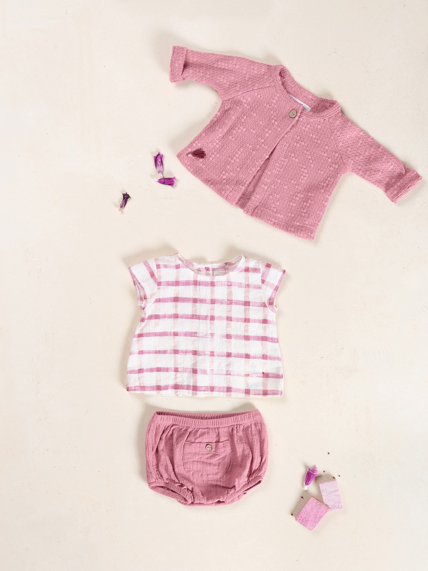 Blouse à imprimé à carreaux