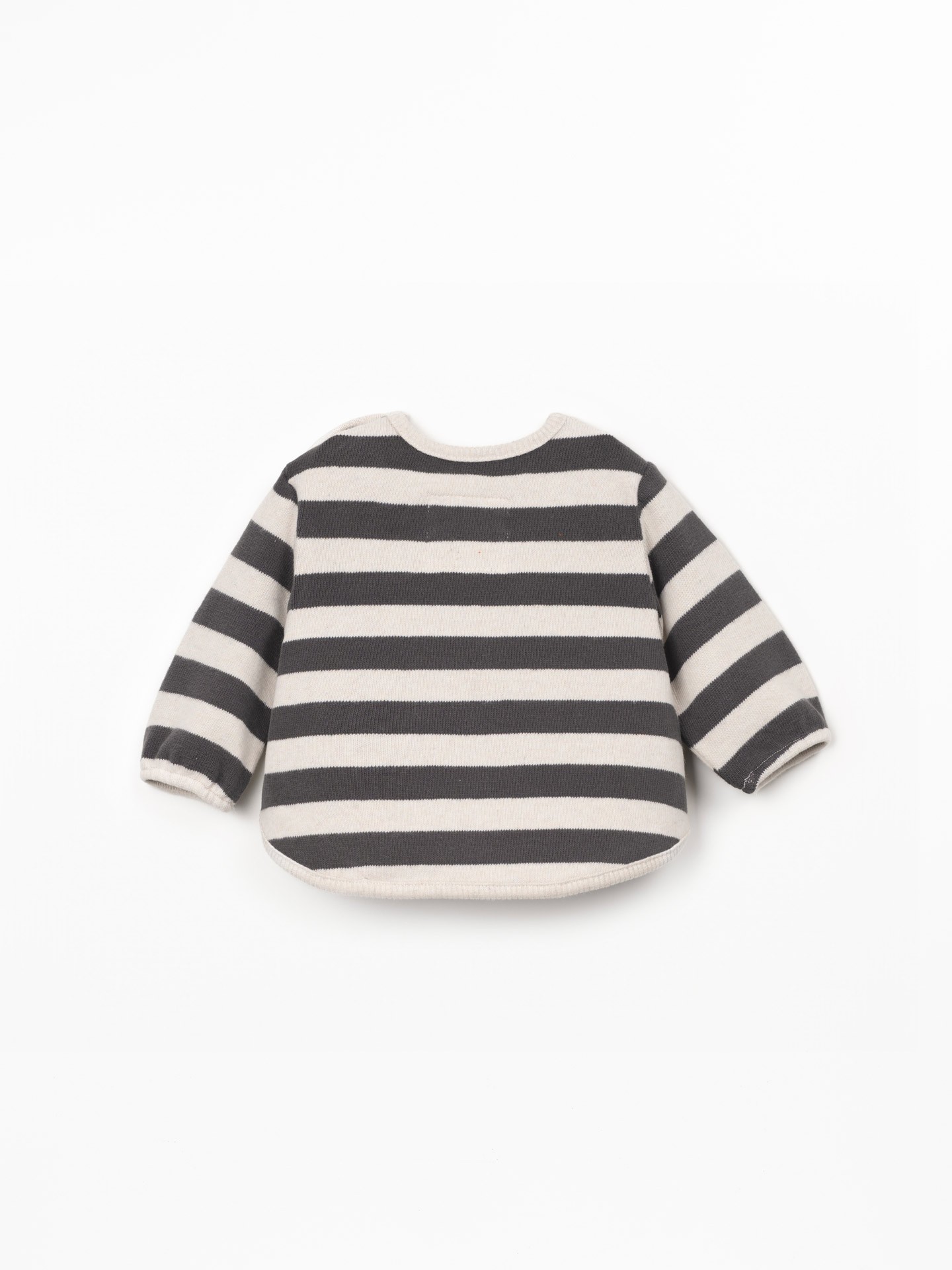 Striped knit sweater