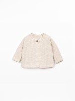 Knit jacket with Re(Play) yarn