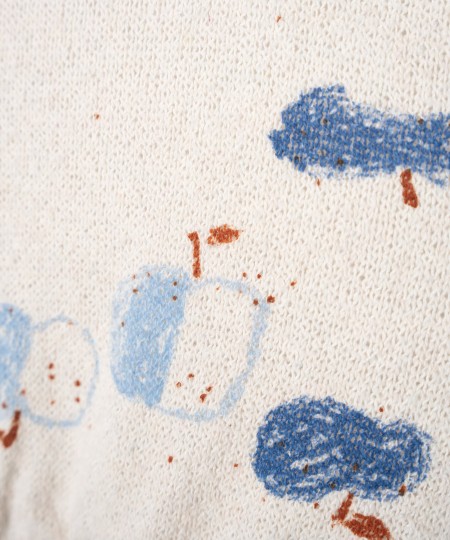 Jersey con estampado de manzanas