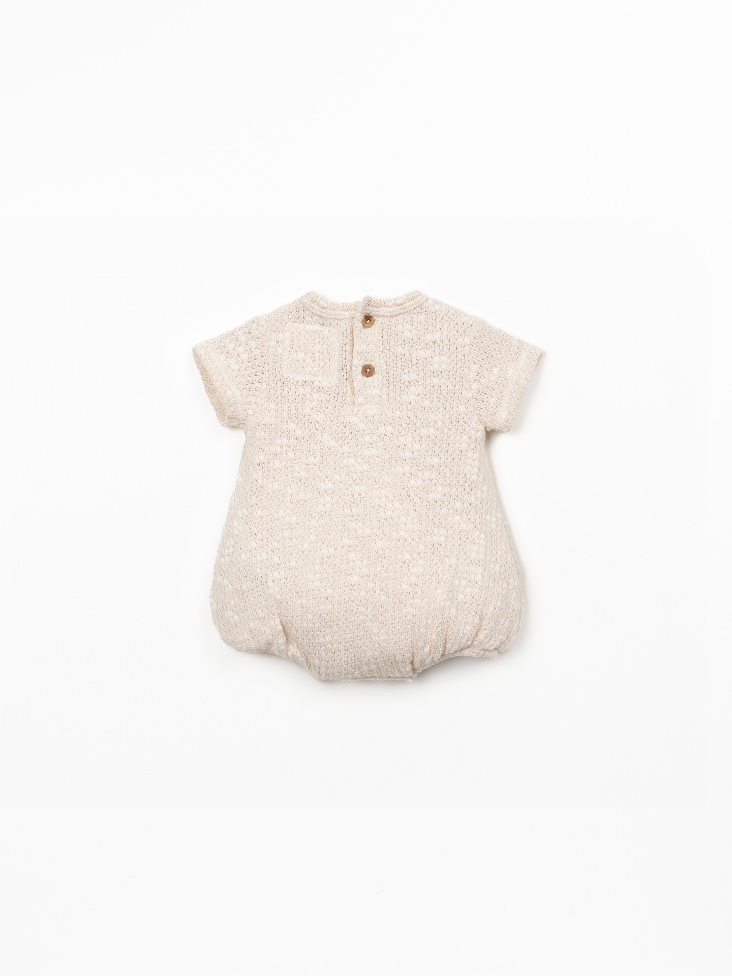 Jumpsuit in cotton and recycled cotton blend