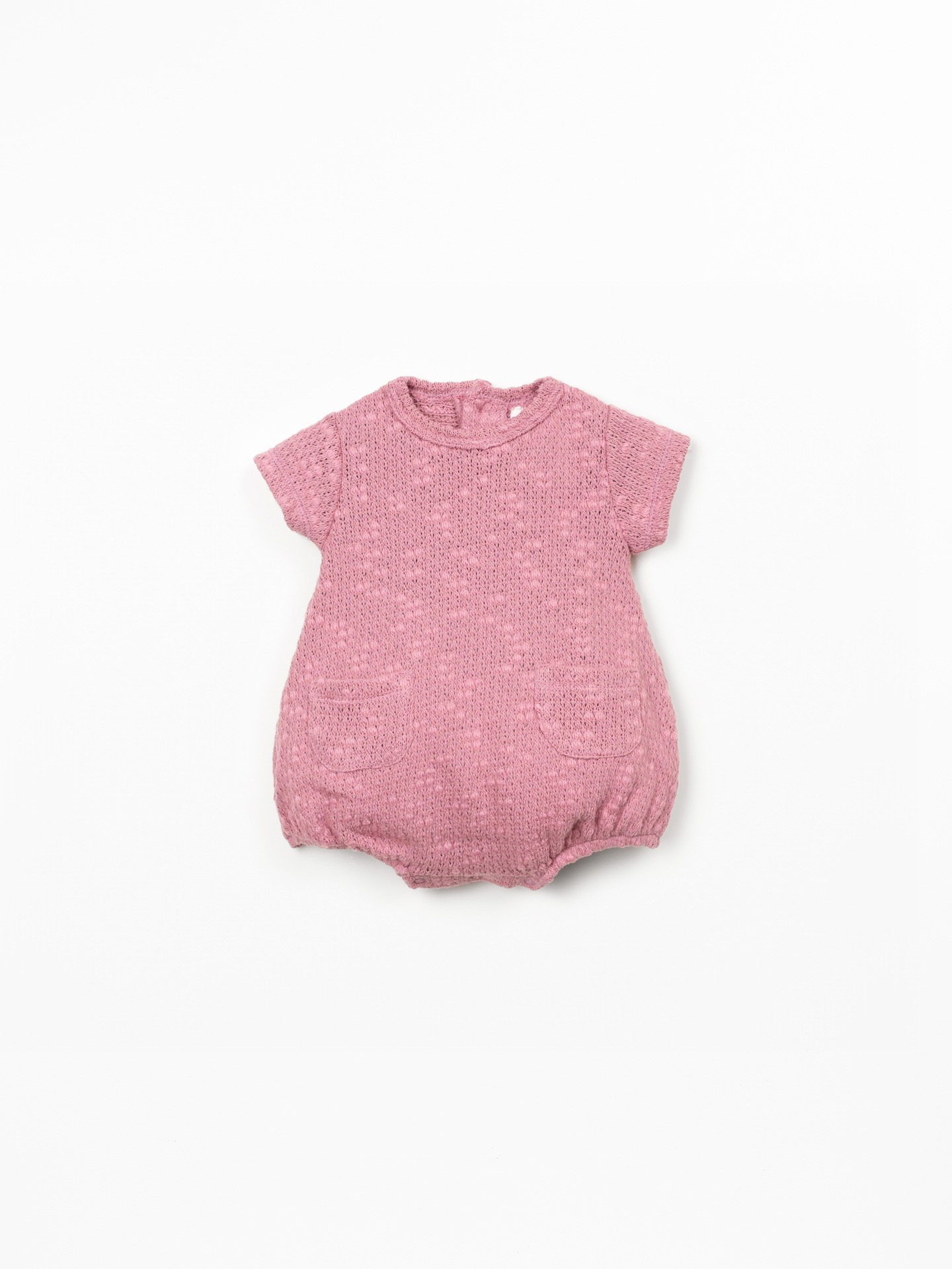 Jumpsuit in cotton and recycled cotton blend