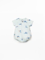 Printed jumpsuit in organic cotton