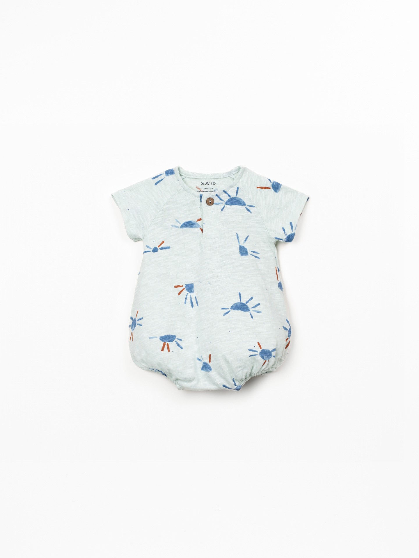 Printed jumpsuit in organic cotton