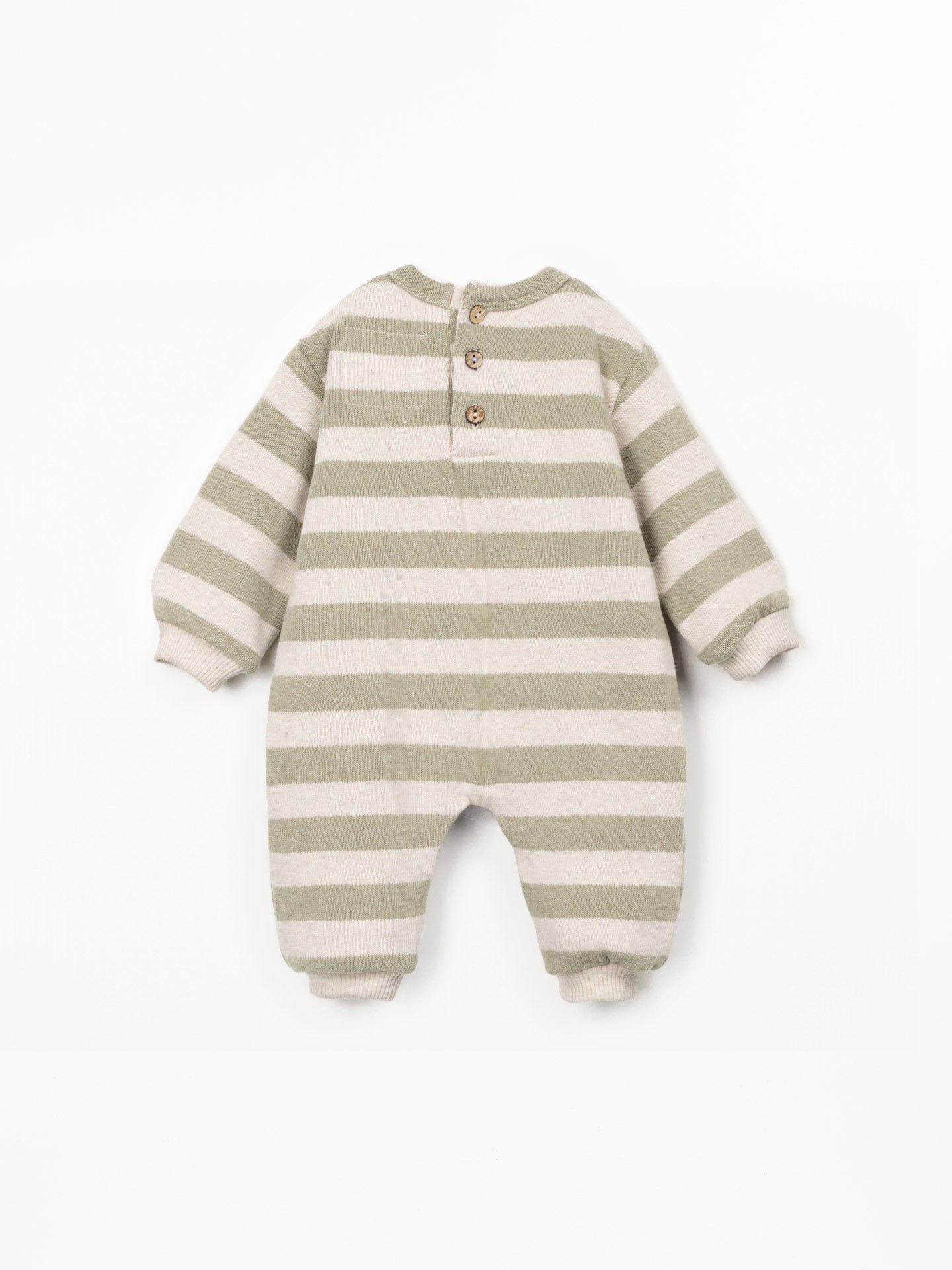 Overalls in mixture of regenerative cotton and recycled cotton