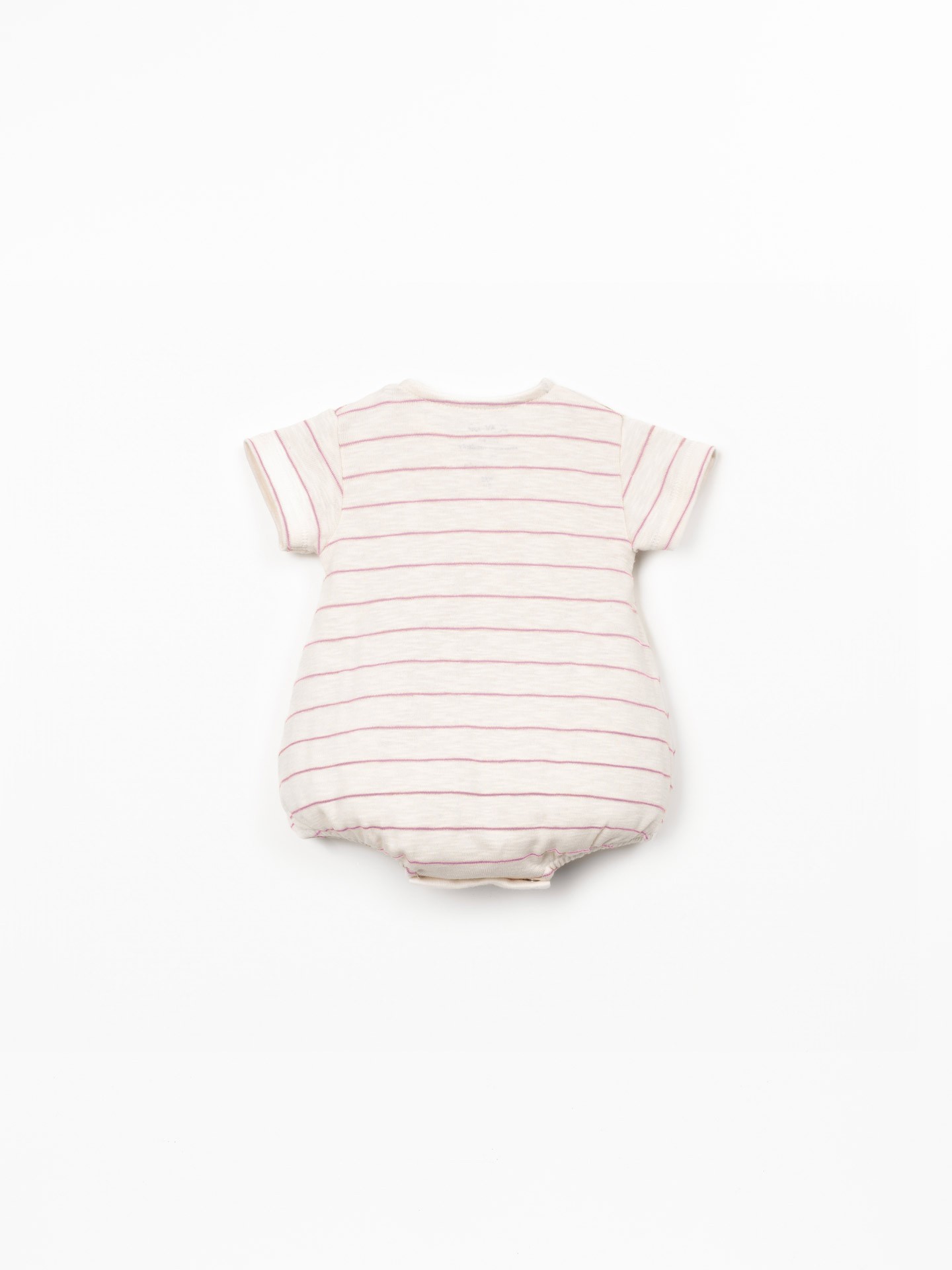 Striped jumpsuit in organic cotton
