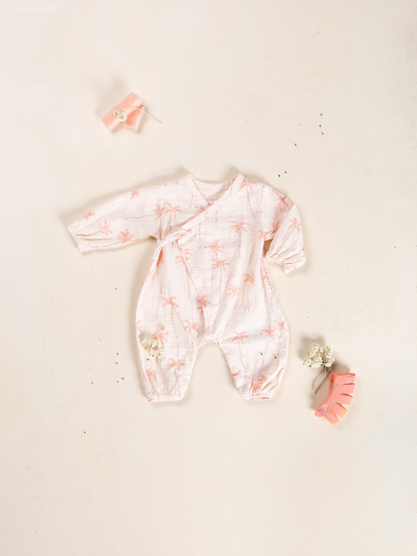 Cotton fabric jumpsuit