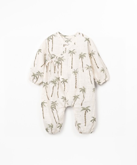 Cotton fabric jumpsuit