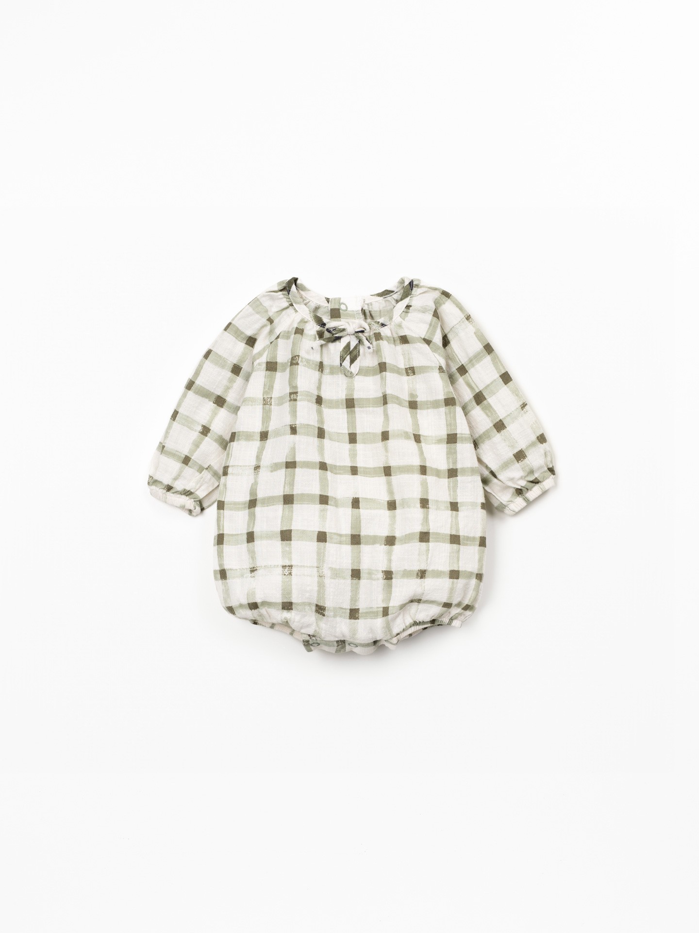 Jumpsuit with checkered print