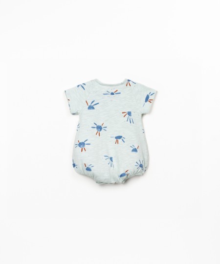 Pelele estampado de algodón orgánico