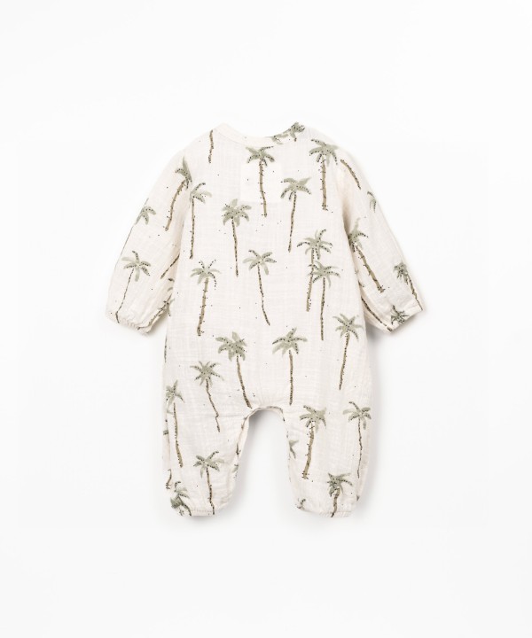 Cotton fabric jumpsuit