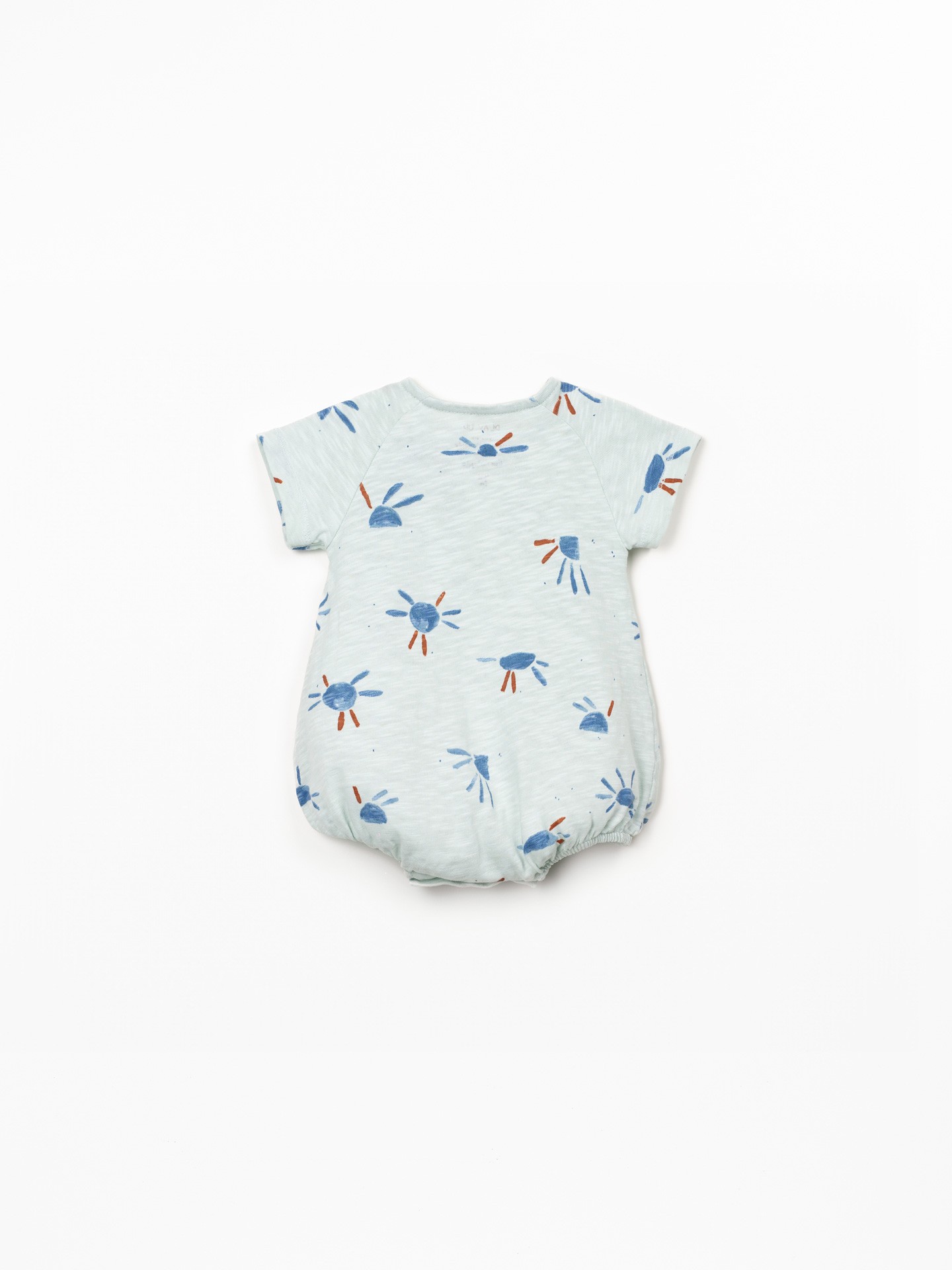 Printed jumpsuit in organic cotton