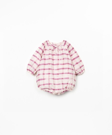 Jumpsuit with checkered pattern